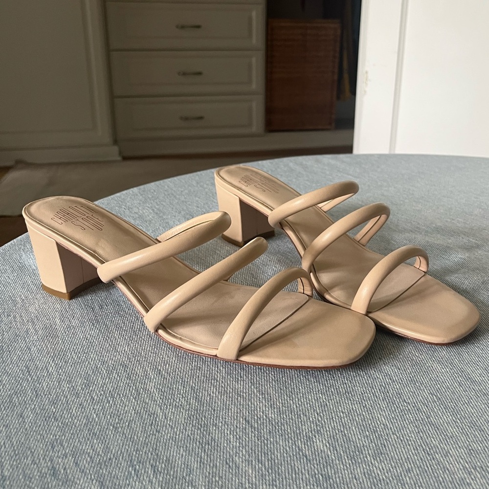 Charlotte Stone Belle heel, size 13, never worn, and still has protective film.